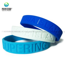 Custom Promotion Gift Concave Logo Silicone Band